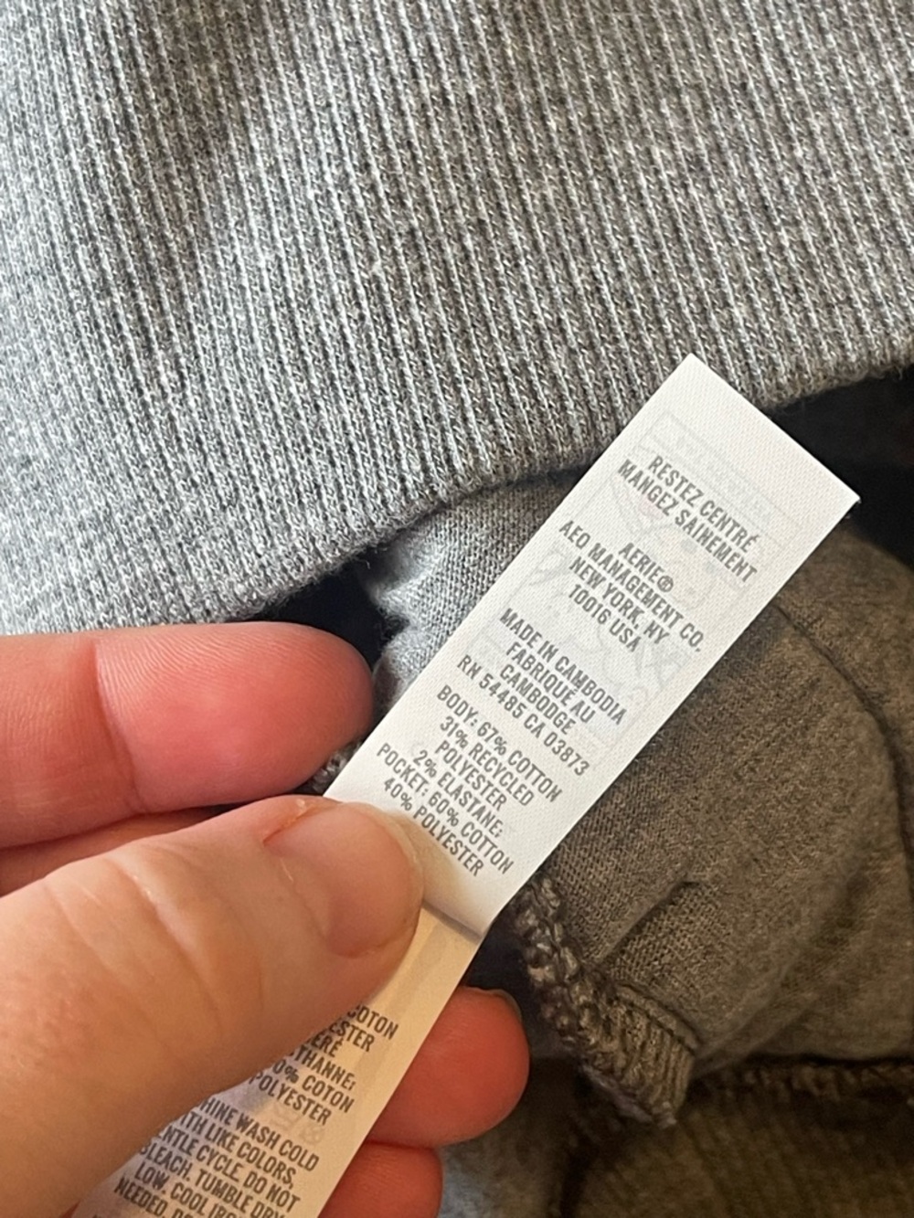 Offline by Aerie NWT Cloud Fleece Oversized Mockneck gray Sweatshirt - Picture 9 of 11